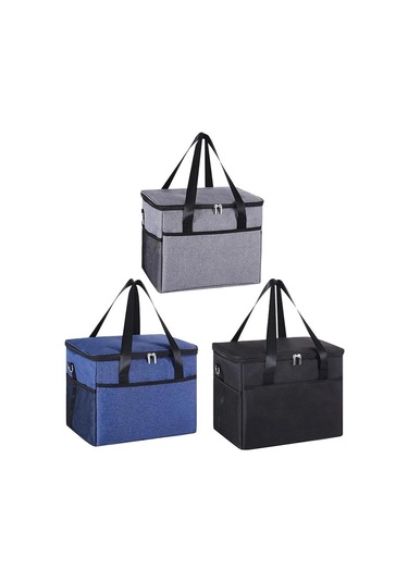 Sert İç Kısımlı Yumuşak Soğutucu Çanta, Büyük Yalıtımlı Piknik Öğle Yemeği Çantası Kamp/barbekü/aile Aktiviteleri, Açık Hava Sporları İçin Yumuşak Soğutucu Çanta Çok Renkli
