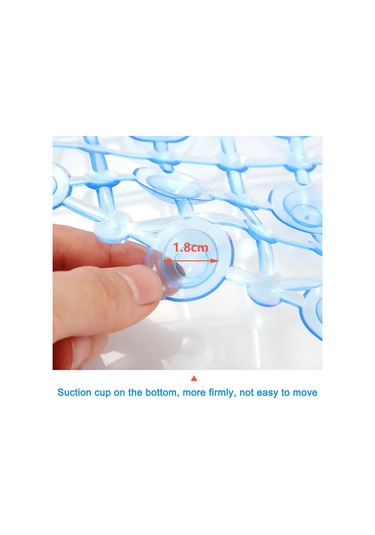 Singree Pvc Banyo Paspası, Süction Cup İle Sağlam Tutuş, Masajlı Tasarım, Yaşlı Ve Çocuklar İçin, Mor, 66x37cm Mor