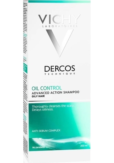 Vichy Dercos Oil Aşırı Yağlanmaya Karşı Etkili Şampuan 200 ML