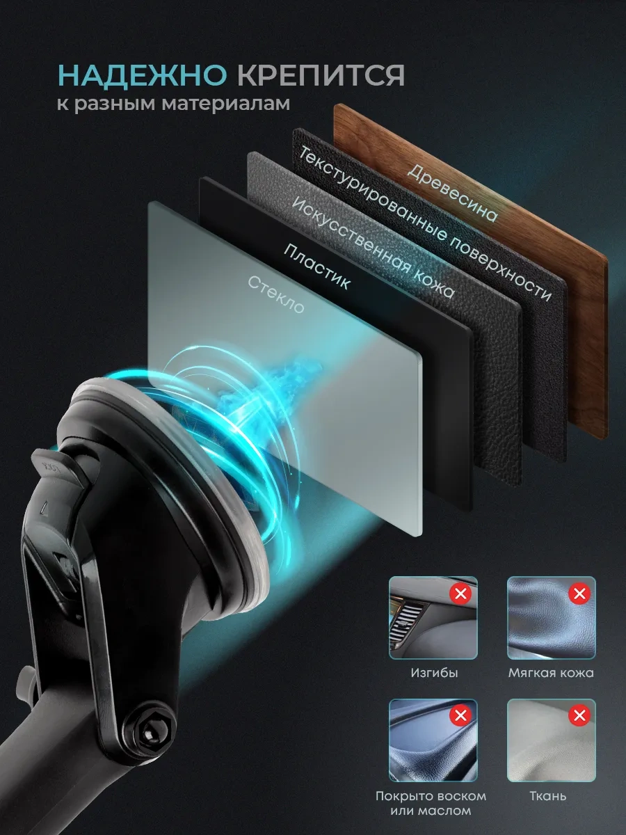 Ycar Araba İçin Telefon Tutucu 189246305 Siyah