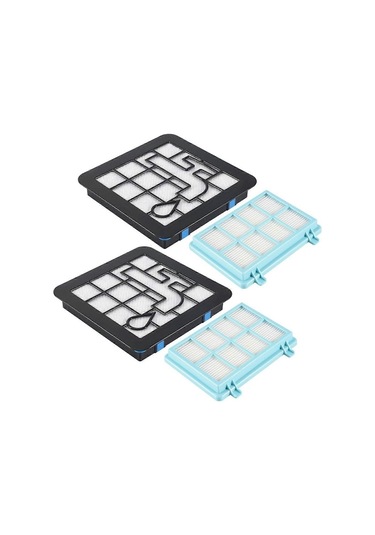 Philips Powerpro Compact Fc9331 Fc9332 Fc8010 Elektrikli Süpürge İçin 2'li Filtre Seti