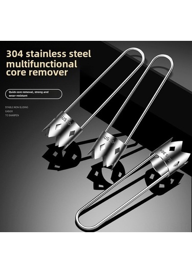 Fortunelane 304 Paslanmaz Çelik Meyve Sebze Çekirdek Çıkarıcı Elma Armut Çekirdek Kaldırıcı Ev Fırın Pratik Hafif Taşınabilir Mut