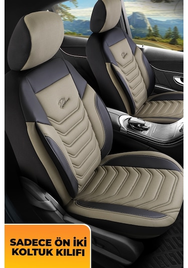 Panda Peru Serisi Pike Kumaş Ön İki Oto Koltuk Kılıfı