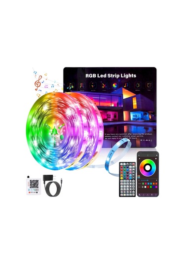 Yatak Odası İçin Led Işıklar 150ft Renk Değiştirme Rgb Led Şerit Işıkları, Dıy Müzik Senkronizasyonu Uzaktan Ve Uygulama Kontrolü