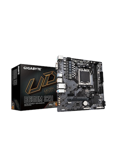 Gigabyte B650M S2H AMD B650 6400 MHz (OC) DDR5 Soket AM5 mATX Anakart