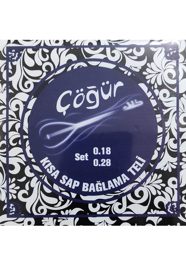Çöğür Cgr18 Kısa Sap Saz Teli 0.18 Takım Bağlama Teli