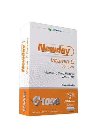 Newday Vitamin C Complex 30 Drcaps Kapsül X2 Adet