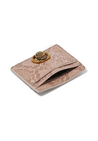 Kurt Geiger Chelsea Card Holder, Kompakt Deri Kartlık Kadın Pembe