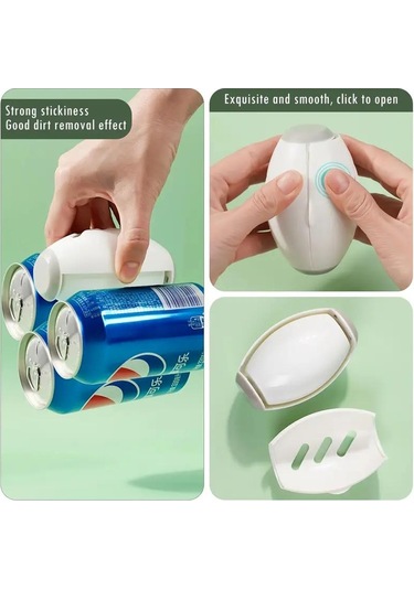 Yüksek Kaliteli Manuel Toz Alma Silindiri - Güçlü Canlılık, Dayanıklı Plastik Saplı, Pil Gerektirmeyen Yeniden Kullanılabilir Ve Yıkanabilir Evcil Hayvan Tüyü Temizleyici Pembe