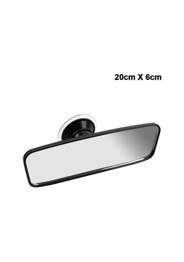 360 Döner Geniş Açılı Dikiz Aynası Araba İç Aksesuarları Araba Dikiz Aynası İç Dikiz Aynası Ayarlanabilir Vantuz Evrensel 200x60 Mm