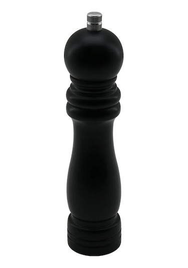Siyah Ahşap Büyük Çap: 4.5cm - Uzunluk: 19.5cm Tuz - Baharat Öğütücü 5365 Çok Renkli