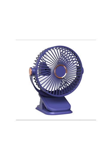 Yüksek Performanslı Pratik Taşınabilir Şarjlı Işıklı 5 Kademeli Masaüstü Fan Laciver Vnt-02