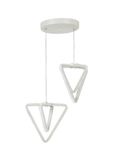 Begüsa Barış 3 Renk Ledli 2 Li Avize Beyaz