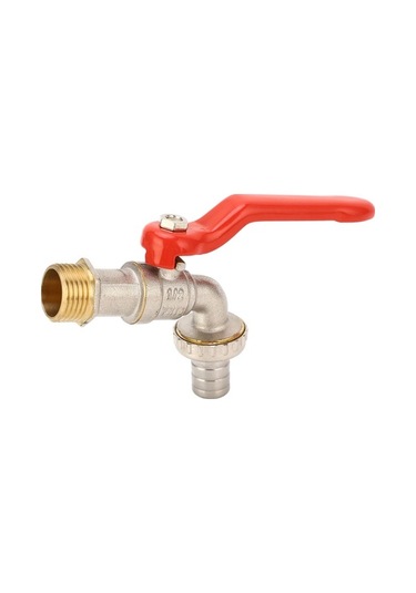 Ulzyvf Su Vanası Erkek Dişli Hortum Önlüğü Pirinç Yüksek Sertlik G3/4in Çıkış Anti Korozyon Dayanıklı Sızdırmaz Çamaşır Makinesi Için