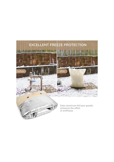 Sones Açık Hava Musluk Geri Akış Vanaları Donma Önleyici Kapak Su Musluk Koruyucu 43 X 52cm Diğer