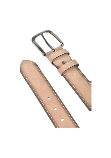 Deepsea Erkek Vizon 4 Cm Eninde Süet Kemer Suni Süet Spor Kemer 2402643 Vizon