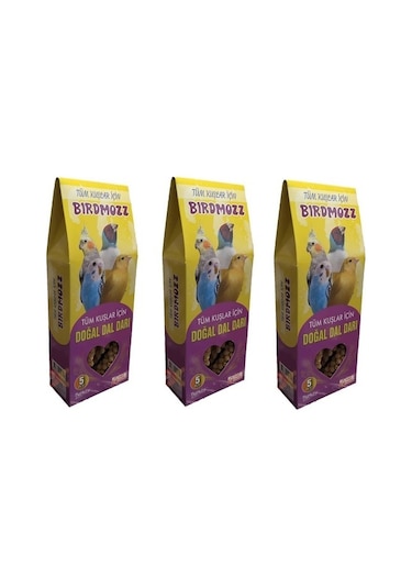 BirdMozz Doğal Kızıl Dal Darı 5'li Paket 3 Adet