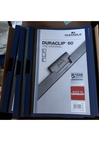 Sıkıştırmalı Dosya 60 Kağıtlık 25 Adetlik Kutu Lacivert Renk