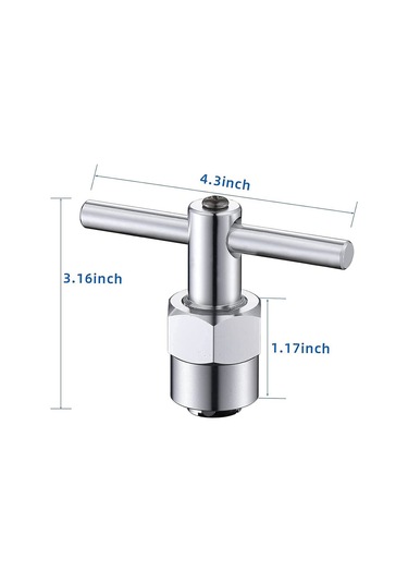 Duş Musluk Valfı Çekirdek Temizleme Aracı 1200, 1222 Ve 1225 İçin Onarım Ve Değiştirme İçin Çektirme Temizleme Aracı