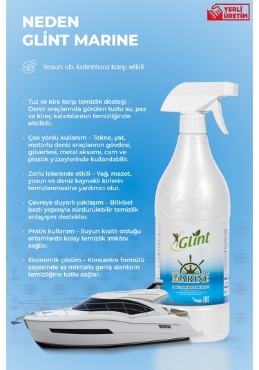 Glint Marine Deniz Araçları Temizleyici Tekli