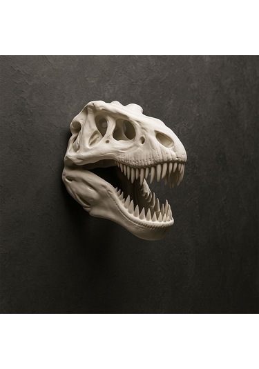 T-rex Kafası Duvar Dekoru