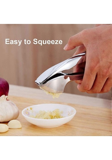 Sağlam Yapılı, Temizlemesi Kolay Sarımsak Pres Kırıcı Siyah