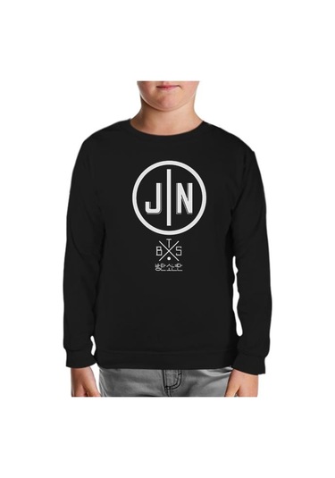 Bts - Jin Siyah Çocuk Sweatshirt