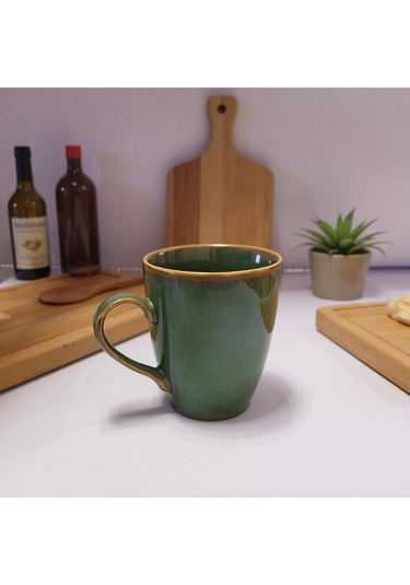 Seramik Kahve Kupası Haki