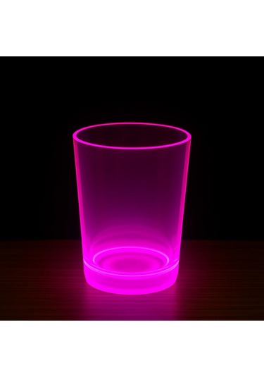 Partyglow Neon Pembe Bardak 8.5 X 10.5 Cm Çok Renkli
