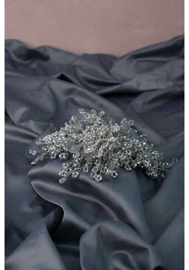 FdayAksesuar Gelin Saç Aksesuarı Azra Inci Boncuklu Gelin Kına Tacı Saç Aksesuarı FRDY31661