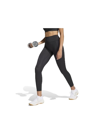 Adidas Kadın Siyah Tayt Opt Pl 7/8 L Jz1271 SiYAH