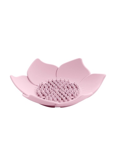 Sızdırmaz Silikon Seyahat Şişeleri Aksesuarları Boşaltma İle Set Sabunluk Sabun Kutusu Plaka Lotus Şekli Silikon Kutu