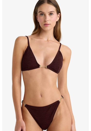 DeFacto Regular Fit Krinkıl Kumaş Bikini Altı-Fall in Love B6931AX24SMBN328