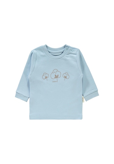 Civil Baby Bebek Organik Pijama Takımı 1-9 Ay Mavi