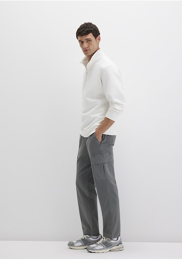 Mavi - Gri Kargo Pantolon 0010552-70132 Gri