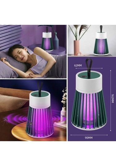 İç Ve Dış Mekanlar İçin Şarjlı Sinek Öldürücü Sivrisinek Kovucu,uv Işıklı Sineksavar Taşınabilir Gec