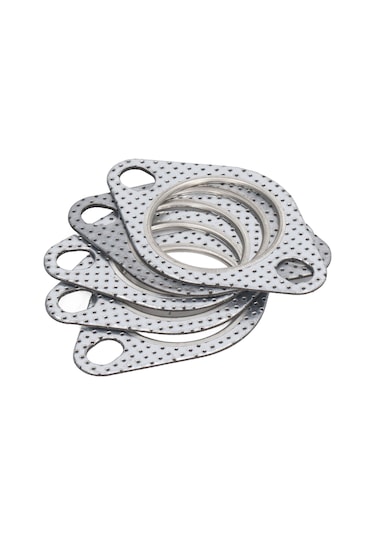 Hombey 5 Adet 2 İnç Alüminyum Folyo Exhaust Flange Gasket - Turbo, Manifold, Boru Uçları İçin Yüksek Sıcaklık Dayanıklı, Ekolik Montaj