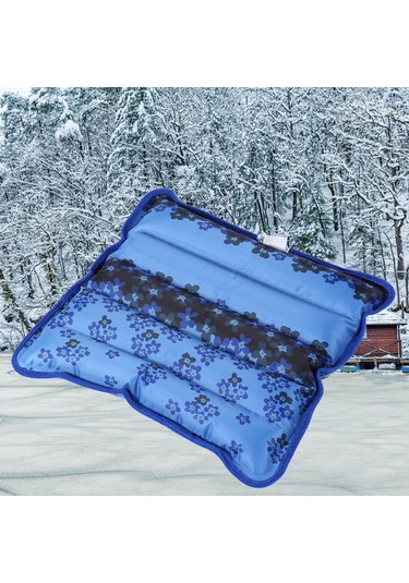 Hombey Mavi 36x36cm Soğuk Yastık - Çok Fonksiyonlu, Su Geçirmez Kumaş, Hızlı Su Enjeksiyonu, Yastık/ön Yastık/oturma Yastığı İçin Diğer