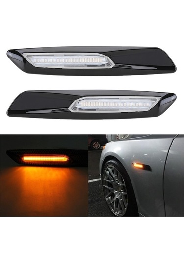 Wondernest Yaprak Yan Stil: Sones Sarı Parça Led Kurulu Işık, Işığı İçin, Dc12v Çamurluk C Bmw Araba 2 1.7w / Ns Diğer