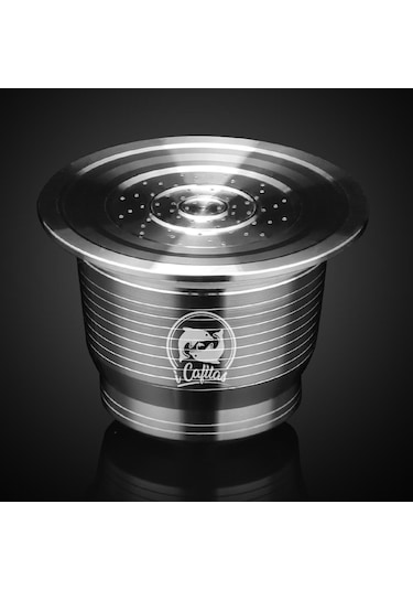 Suntek Tamperli Nespresso Için Kaşıklı Doldurulabilir Kahve