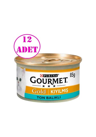 Gourmet Gold Kıyılmış Ton Balıklı Kedi Konservesi 85 Gr 12 Ad