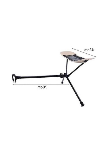 Bloomnest Qinghai Katlanır Kamp Sandalyesi, Alüminyum, Su Geçirmez, Yüksek Stabilite, Katlanabilir, Altın-siyah Altın - Siyah