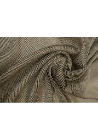 Murcia Dökümlü Tül Perde Pilesiz Bej