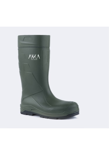 Mekap Anka Pro904 Pu Çizme Uzun Haki O4 Çelik Burunsuz Tüm Nolar