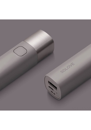 Youtek Solove X3 Taşınabilir Şarjlı El Feneri - 3000mah Acil Durum Güç Bankası Ve 3 Modlu Işık