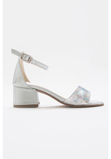 Mnpc Kız Çocuk Gümüş Topuklu Abiye Ayakkabı 24y3a9841184 Gümüş