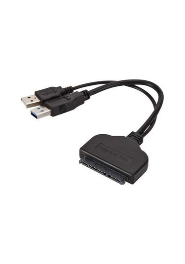 Fortunelane Usb Sata Kablo 3.0 Adaptörü, Sata 3 Usb 2.5 Ssd Hdd Sabit Sürücü Desteği, Siyah