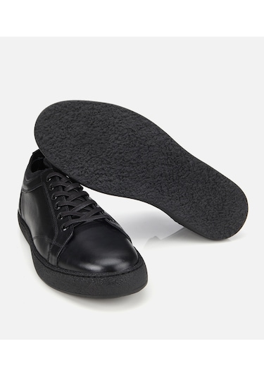 Hotiç Erkek Deri Siyah Yumuşak Dokulu Günlük Ayakkabı 02ayh311860a100 Siyah