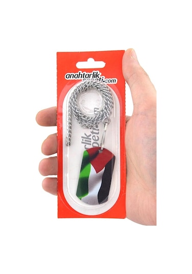 Asker Künyesi Filistin Bayrağı Antik Gümüş