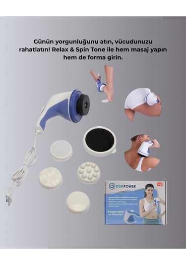 Kas Rahatlatıcı Ve Yağ Yakma Masaj Makinesi Hız Ayarlı